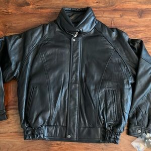 Tanner Avenue black lamb skin leather jacket